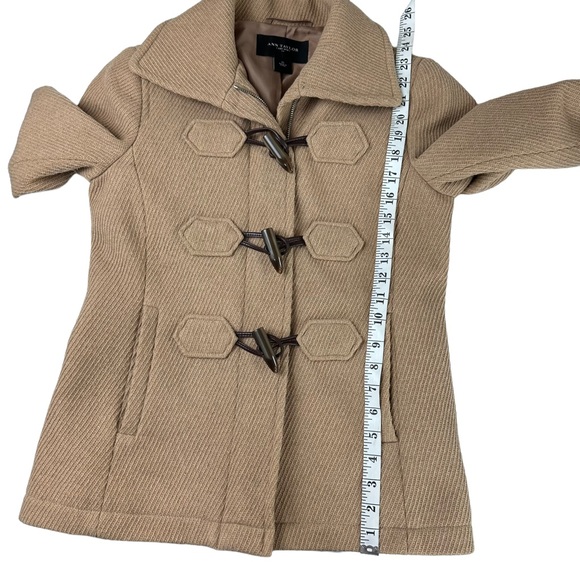 Ann Taylor Wool Blend Toggle Closure Vintage Style Coat XS - Picture 4 of 7